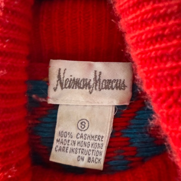 Neiman Marcus Cashmere Sweater Bold Vintage - Picture 3 of 7